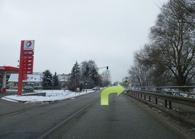 Anfahrtsbeschreibung aus Osten kommend